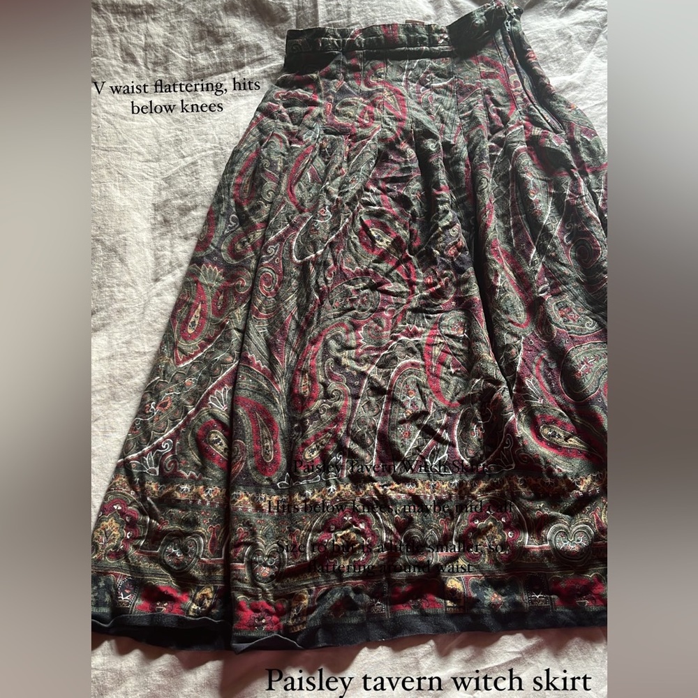 Paisley Tavern Barmaid Skirt